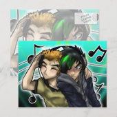 Muziek in mijn leven briefkaart (Voorkant / Achterkant)