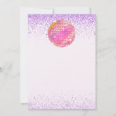 Muziek in mijn verjaardagstijdperk roze verjaardag kaart (Achterkant)