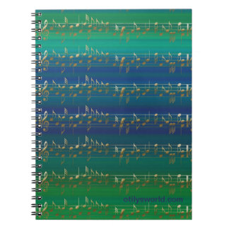 MUZIEK IN MIJN ZIEL NOTITIEBOEK