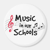 Muziek in onze scholen magneet (Voorkant)