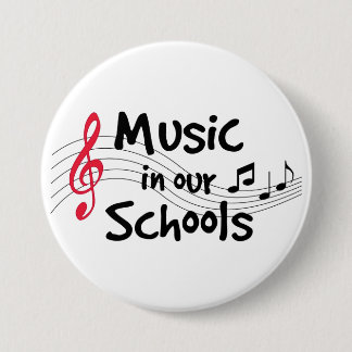 Muziek in onze scholen ronde button 7,6 cm
