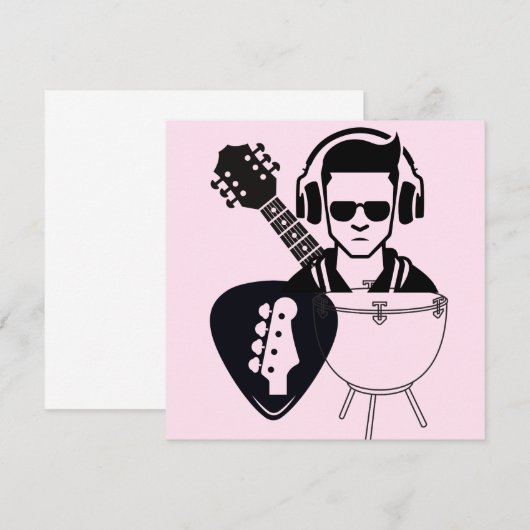 Muziek in overvloed kaart (Voorkant / Achterkant)