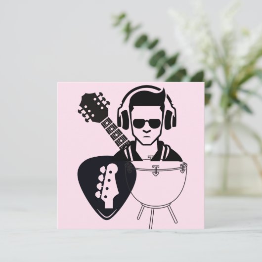 Muziek in overvloed kaart (Staand voorkant)