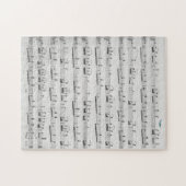 Muziek in zwart-wit legpuzzel (Horizontaal)