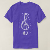 Muziek in zwart-wit Musiciaanse muziekopdragers T T-shirt