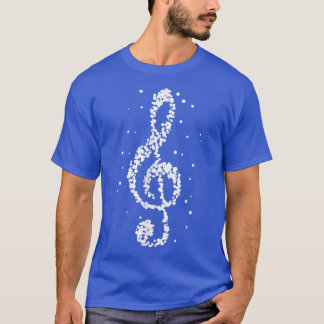 Muziek in zwart-wit Musicien Muziekleraren T-shirt
