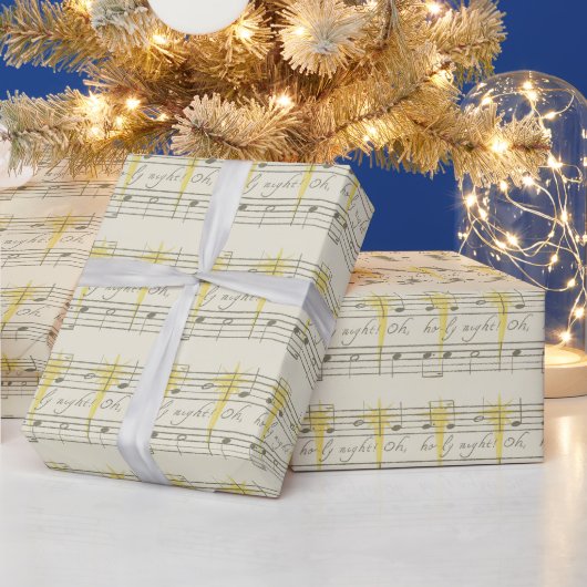 Muziek inpakpapier (Feestdagen)