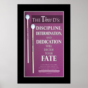 Muziek Inspirerend offertes en Gezegden Poster