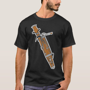 Muziek Instrument Bassoon Tshirt