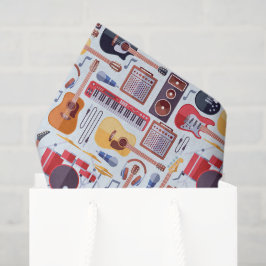 Muziek Instrumenten Decoupage Papier, Muziek Tissuepapier