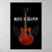 Muziek is 36 x 24 Poster (Voorkant)