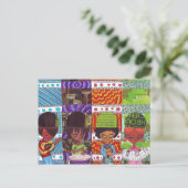 Muziek is alles briefkaart (Staand voorkant)