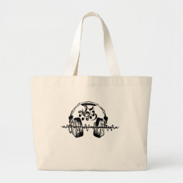 Muziek is alles grote tote bag