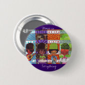 Muziek is alles ronde button 5,7 cm (Voorkant /achterkant)