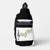 Muziek is alles sling bag (Voorkant)