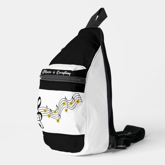 Muziek is alles sling bag (Rechterhoek)