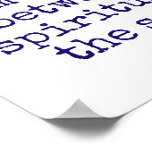 Muziek is de bemiddelaar - het Citaat van de Muzie Poster (Hoek)