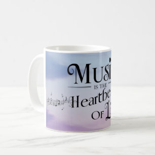 Muziek Is De Hartslag Van Het Leven 2 Koffiemok