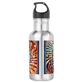 Muziek is de Hartslag van het Leven 2 Waterfles (Achterkant)