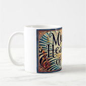 Muziek is de hartslag van het leven koffiemok (Links)