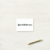 Muziek is de kustlijn van emotie post-it® notes (Op bureau)