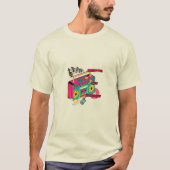 Muziek is de polsslag van het leven. t-shirt (Voorkant)