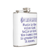 Muziek is de stem die vertelt - het Citaat van de  Heupfles (Rechts)