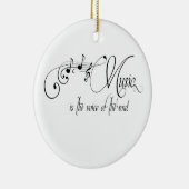 Muziek is de stem van de soep keramisch ornament (Rechts)