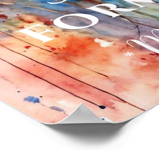 Muziek is de sterkste vorm van Magic Quote Poster (Hoek)