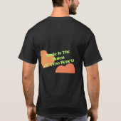 Muziek is de vereniging van twee harten t-shirt (Achterkant)