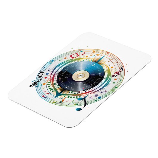 Muziek is de ziel van het leven magneet (Linkerzijde)