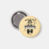 Muziek is echt magneet (Voorkant / Achterkant)