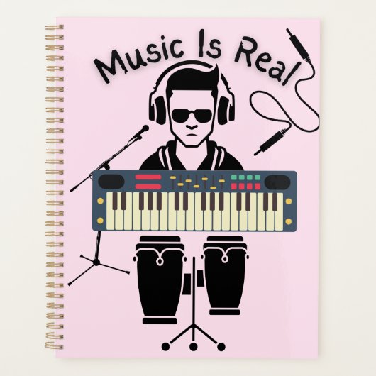 Muziek is echt planner (Voorkant)