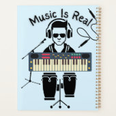 Muziek is echt planner (Achterkant)
