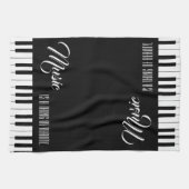 Muziek is een ding van schoonheid theedoek (Horizontaal)