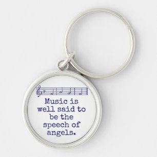 Muziek is een goed idee - Music Quote Sleutelhanger