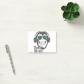 Muziek is een leuke aap post-it® notes (Kantoor)