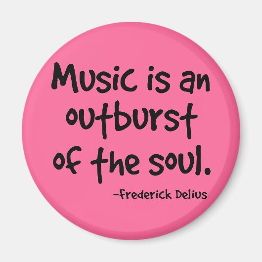 Muziek is een uitbarsting van de Soul Gift Magneet (Voorkant)