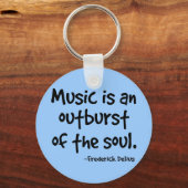 Muziek is een uitbarsting van de Soul Gift Sleutelhanger (Voorkant)