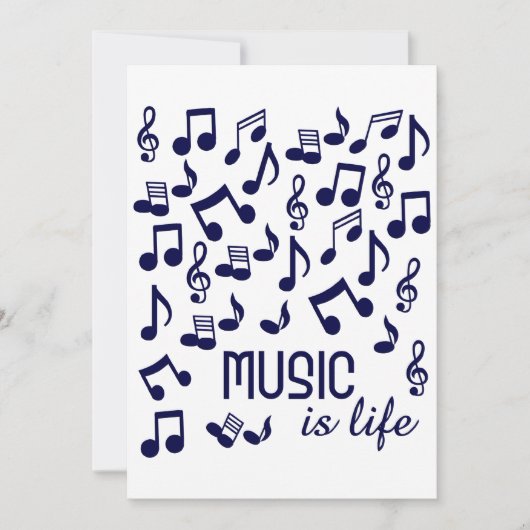 Muziek is een uitnodiging voor het leven (Voorkant)