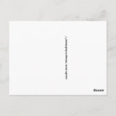 Muziek is een universele taal briefkaart (Achterkant)