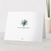 Muziek is een universele taal, een oversized versi kaart (Achterkant)