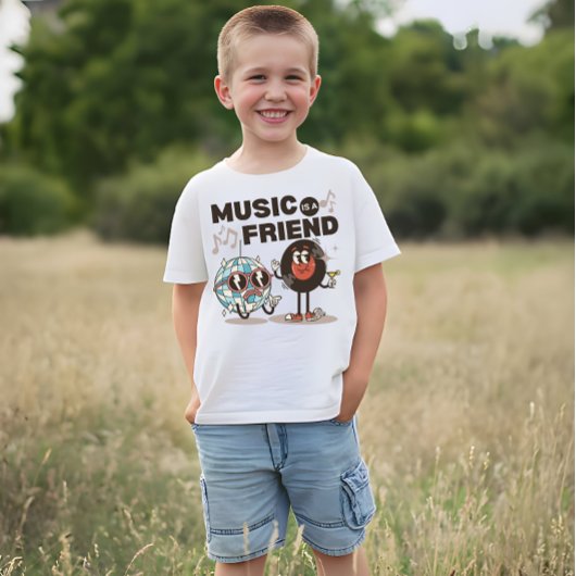 Muziek is een vriend baby T-shirt