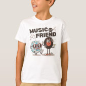 Muziek is een vriend baby T-shirt (Voorkant)