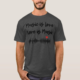 Muziek is familie t-shirt