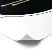 Muziek is het antwoord poster (Hoek)