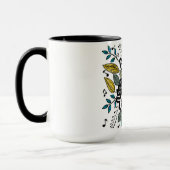 Muziek is het leven dat ons hart heeft geslagen mok (Links)