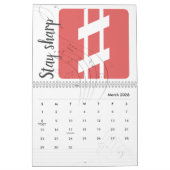 Muziek is het leven - muzikale symbolen kalender (Mar 2026)