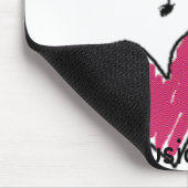 Muziek is het leven van Mousepad Muismat (Hoek)