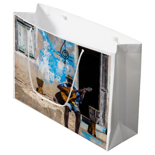 Muziek is het medicijn van de geest groot cadeauzakje (Voorkant Gekanteld)